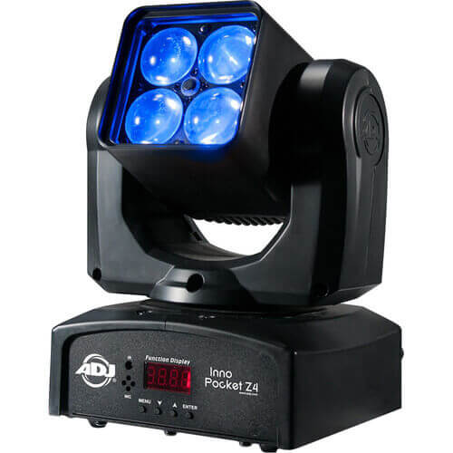 Adj Inno Pocket Z4 Cabeza Wash Con 4 Leds De 10w Rgbw